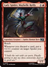 【Foil】(695)《レディ・スパイダー、メイベル・ライリー/Lady Spider, Maybelle Reilly》[MSC] 赤U