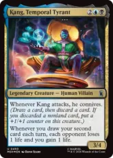 【サージ・Foil】(450)《時間の暴君、カーン/Kang, Temporal Tyrant》[MSH] 金U