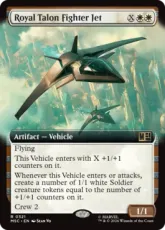 (321)■拡張アート■《ロイヤル・タロン戦闘機/Royal Talon Fighter Jet》[MSC] 白R