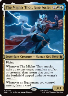 『予約シングル』(222)《マイティ・ソー、ジェーン・フォスター/The Mighty Thor, Jane Foster》[MSH] 金R