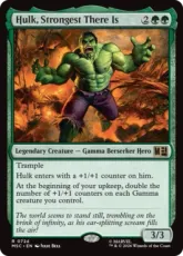 【Foil】(724)《最強はここにあり、ハルク/Hulk, Strongest There Is》[MSC] 緑R