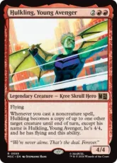 【Foil】(689)《ヤング・アベンジャーズ、ハルクリング/Hulkling, Young Avenger》[MSC] 赤R