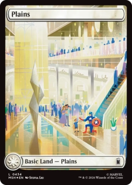 サージ・Foil】(434)□フルアート□《平地/Plains》[MSH] 土地 | 日本