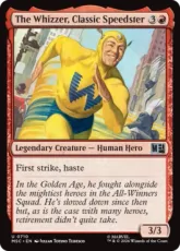 【Foil】(710)《伝統的スピードスター、ウィザー/The Whizzer, Classic Speedster》[MSC] 赤U