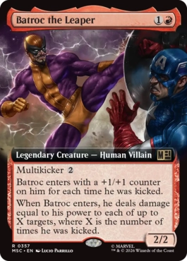 (357)■拡張アート■《バトロック・ザ・リーパー/Batroc the Leaper》[MSC] 赤R