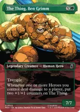 【Foil】(322)■ボーダーレス■《ザ・シング、ベン・グリム/The Thing, Ben Grimm》[MSH-BF] 緑U
