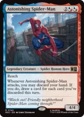 【Foil】(740)《アストニッシング・スパイダーマン/Astonishing Spider-Man》[MSC] 金R