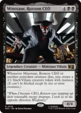 (539)《ロクソン社のCEO、ミノタウロス/Minotaur, Roxxon CEO》[MSC] 黒R