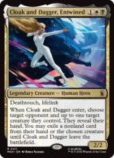 【Foil】(211)《絡み合う絆、クロークとダガー/Cloak and Dagger, Entwined》[MSH] 金R