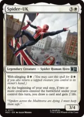 【Foil】(777)《スパイダーUK/Spider-UK》[MSC] 白U