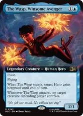 (343)■拡張アート■《愛らしきアベンジャーズ、ワスプ/The Wasp, Winsome Avenger》[MSC] 青R