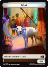【サージ・Foil】(022/023)《ヤギ+兵士トークン/Goat+Soldier Token》[MSC] 白/白