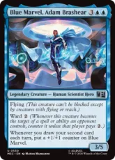 (530)《ブルー・マーベル、アダム・ブラシアー/Blue Marvel, Adam Brashear》[MSC] 青U
