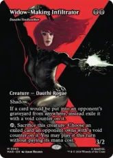 【Foil】(063)■ボーダーレス■《死屍累々の潜入者/Widow-Making Infiltrator》//《ダウスィーの虚空歩き/Dauthi Voidwalker》[MAR] 黒R
