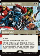 【Foil】(297)■ショーケース■《アベンジャーズ・アッセンブル！/Avengers Assemble!》[MSH-BF] 白R