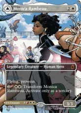 【Foil】(345)■ボーダーレス■《モニカ・ランボー/Monica Rambeau》/《光の化身、フォトン/Photon, Living Light》[MSH-BF] 白R