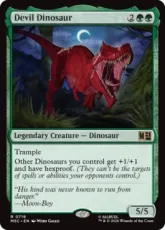 【Foil】(719)《デビル・ダイナソー/Devil Dinosaur》[MSC] 緑R