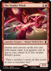 【Foil】(431)《スカーレット・ウィッチ/The Scarlet Witch》(Bundleプロモ)[MSH-P] 赤R