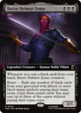【Foil】(405)■拡張アート■《バロン・ヘルムート・ジモ/Baron Helmut Zemo》[MSH-BF] 黒R