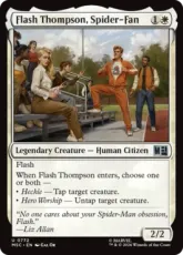 『予約シングル』【Foil】(772)《スパイダー・ファン、フラッシュ・トンプソン/Flash Thompson, Spider-Fan》[MSC] 白U