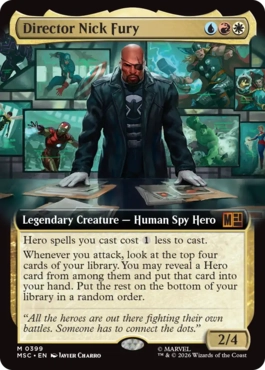 (399)■拡張アート■《ニック・フューリー長官/Director Nick Fury》[MSC] 金R