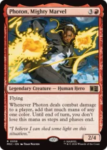 サージ・Foil】(058)《力強きマーベル、フォトン/Photon, Mighty