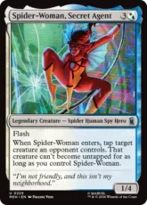 【Foil】(229)《シークレットエージェント、スパイダーウーマン/Spider-Woman, Secret Agent》[MSH] 金U