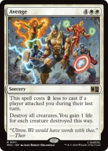サージ・Foil】(011)《正義の報復/Avenge》[MSC] 白R | 日本最大級 MTG
