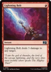 【Foil】(806)《稲妻/Lightning Bolt》[MSC] 赤U