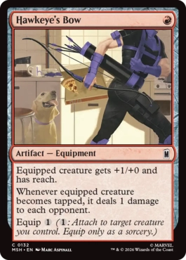 『予約シングル』(132)《ホークアイの弓/Hawkeye's Bow》[MSH] 赤C