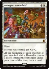 【Foil】(006)《アベンジャーズ・アッセンブル！/Avengers Assemble!》[MSH] 白R
