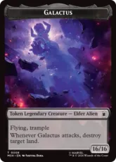 【Foil】(008/014)《ギャラクタス+リストークン/Galactus+Squirrel Token》[MSH] 黒/緑