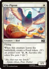 【Foil】(769)《街の鳩/City Pigeon》[MSC] 白C