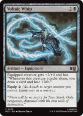 【Foil】(675)《電撃鞭/Voltaic Whip》[MSC] 黒C