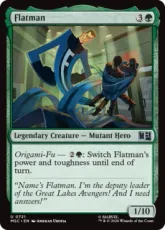 【Foil】(721)《フラットマン/Flatman》[MSC] 緑U