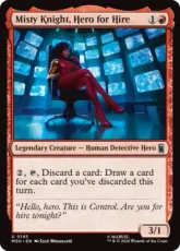 【Foil】(145)《雇われヒーロー、ミスティ・ナイト/Misty Knight, Hero for Hire》[MSH] 赤U