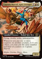 (396)■拡張アート■《最高のアベンジャーズ、キャプテン・マーベル/Captain Marvel, Apex Avenger》[MSC] 金R