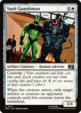 【Foil】(612)《ヴォールトのガーズマン/Vault Guardsman》[MSC] 白U