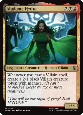 『予約シングル』(221)《マダム・ヒドラ/Madame Hydra》[MSH] 金U