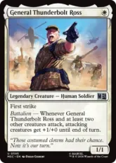 【Foil】(595)《サンダーボルト・ロス将軍/General Thunderbolt Ross》[MSC] 白U