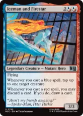 【Foil】(742)《アイスマンとファイアスター/Iceman and Firestar》[MSC] 金U
