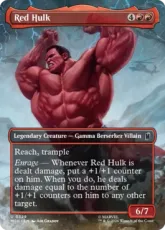 【Foil】(329)■ボーダーレス■《レッド・ハルク/Red Hulk》[MSH-BF] 赤U