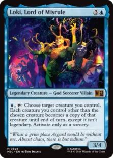 mtg 激ヤバ 稀少個体 FOIL 無法の王ロキ 英語版 msc Foil】(628)《Loki, Lord of Misrule》[MSC] | hareruya