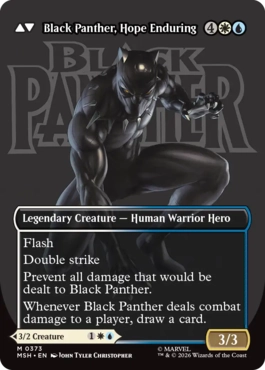 Foil】(373)□ボーダーレス□《ティ・チャラ王/King T'Challa