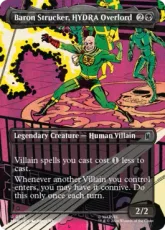 【Foil】(315)■ボーダーレス■《ヒドラの支配者、バロン・ストラッカー/Baron Strucker, HYDRA Overlord》[MSH-BF] 黒U