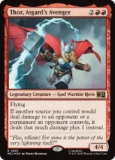 【サージ・Foil】(883)《アスガルドのアベンジャーズ、ソー/Thor, Asgard's Avenger》[MSC] 赤R