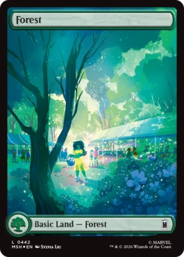 サージ・Foil】(442)□フルアート□《森/Forest》[MSH] 土地 | 日本