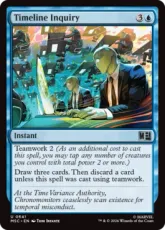 【Foil】(641)《時系列調査/Timeline Inquiry》[MSC] 青U