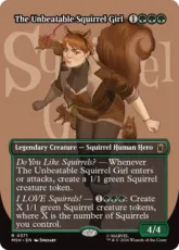 【Foil】(371)■ボーダーレス■《絶対無敵スクイレル・ガール/The Unbeatable Squirrel Girl》[MSH-BF] 緑R