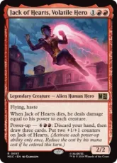 【Foil】(693)《一触即発のヒーロー、ジャック・オブ・ハーツ/Jack of Hearts, Volatile Hero》[MSC] 赤R